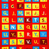 Brightly Colored Seasonal Learning Scene(Red)