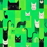 Ultra Soft Area Rug, Non Slip, Stain Resistant, Washable Area Rugs for Living Room, Bedroom, Vivid Abstract Green Animal Print(Green)