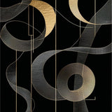 Bold Artistic Geometric Fusion(Black)