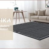 Ultra Soft Area Rug, Non Slip, Stain Resistant, Washable Area Rugs for Living Room, Bedroom, Vintage Monochrome Checkerboard Aesthetic(Black)