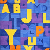 Bright ABC Patterned Educational(Blue)