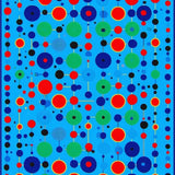 Bright Blue Geometric Inspiration(Blue)