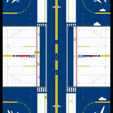 Aviation Inspired Playful Landscape(Blue)