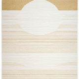 Ultra Soft Area Rug, Non Slip, Stain Resistant, Washable Area Rugs for Living Room, Bedroom, Subtle Geometric Coastal Motif(Gold)