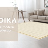 Artistic Checkered Patterned Elegance(Beige)