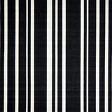 Ultra Soft Area Rug, Non Slip, Stain Resistant, Washable Area Rugs for Living Room, Bedroom, Bold Striped Accent Carpet with Modern Flair(Black)