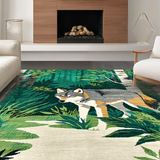 Bold Graphic Wolf Imagery(Green)