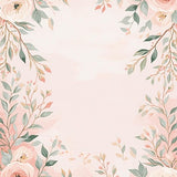 Ultra Soft Area Rug, Non Slip, Stain Resistant, Washable Area Rugs for Living Room, Bedroom, Blush Bloom Area Pink Floral Indoor(Pink)