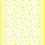 Ultra Soft Area Rug, Non Slip, Stain Resistant, Washable Area Rugs for Living Room, Bedroom, Bright Cheerful Daisy Composition(Yellow)