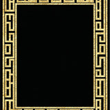 Ultra Soft Area Rug, Non Slip, Stain Resistant, Washable Area Rugs for Living Room, Bedroom, Regal Ogee Patterned Runner(Gold)