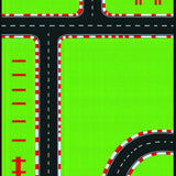 Interactive Racing Scene Illustration(Green)