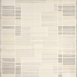 Ultra Soft Area Rug, Non Slip, Stain Resistant, Washable Area Rugs for Living Room, Bedroom, Rustic Textured Symmetrical Lines(Beige)