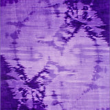 Ultra Soft Area Rug, Non Slip, Stain Resistant, Washable Area Rugs for Living Room, Bedroom, Vibrant Tie-Dye Aesthetic Fusion(Purple)