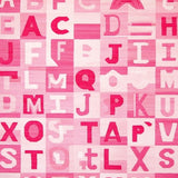 Dynamic Modern Alphabet Collection(Pink)