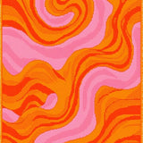 Artistic Hand Drawn Spiral Motif(Pink)
