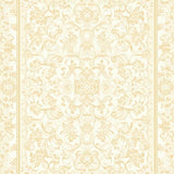 Ultra Soft Area Rug, Non Slip, Stain Resistant, Washable Area Rugs for Living Room, Bedroom, Ethereal Scroll Area in Creamy Beige Tones(Beige)