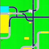 Cheerful Green City Grid(Green)