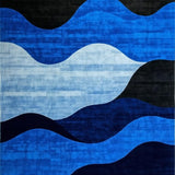 Chic Black and Blue Fusion(Blue)