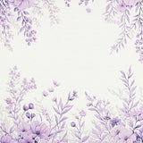 Ultra Soft Area Rug, Non Slip, Stain Resistant, Washable Area Rugs for Living Room, Bedroom, Whimsical Lilac Petal Display(Purple)
