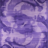 Ultra Soft Area Rug, Non Slip, Stain Resistant, Washable Area Rugs for Living Room, Bedroom, Delicate Ethereal Cloud Motif(Purple)