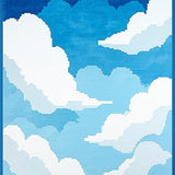 Lively Childlike Cloud(Blue)