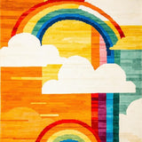 Dynamic Multicolored Arc Composition(Yellow)