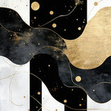 Contemporary Artistic Swirl(Black)