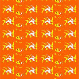 Ultra Soft Area Rug, Non Slip, Stain Resistant, Washable Area Rugs for Living Room, Bedroom, Bright Orange and White Theme(Orange)