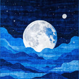 Vibrant Space Inspired Circular Design(Blue)