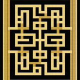 Ultra Soft Area Rug, Non Slip, Stain Resistant, Washable Area Rugs for Living Room, Bedroom, Bold Modernized Trellis Aesthetic(Black)