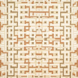 Beige & Tan Geometric Area Modern Neutral Hallway(Beige)