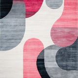 Luxurious Muted Tones Artful Geometry(Pink)