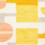 Ultra Soft Area Rug, Non Slip, Stain Resistant, Washable Area Rugs for Living Room, Bedroom, Soft Pastel Colorful Motif(Yellow)