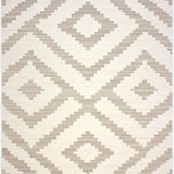 Ultra Soft Area Rug, Non Slip, Stain Resistant, Washable Area Rugs for Living Room, Bedroom, Elegant Striped Transitional Aesthetic(Beige)