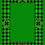Modern Rustic Shamrock Artistry(Green)