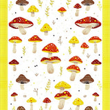 Ultra Soft Area Rug, Non Slip, Stain Resistant, Washable Area Rugs for Living Room, Bedroom, Stylish Eclectic Mushroom Design(Red)