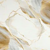 Ultra Soft Area Rug, Non Slip, Stain Resistant, Washable Area Rugs for Living Room, Bedroom, Luxurious Beige Bathroom Abstract Marble Stone Design(White)