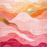 Stylish Gradient Color Burst(Pink)