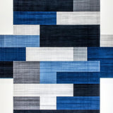 Trendy Abstract Patterned Decor(Blue)