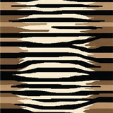 Ultra Soft Area Rug, Non Slip, Stain Resistant, Washable Area Rugs for Living Room, Bedroom, Dynamic Urban Jungle Pattern(Brown)