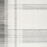 Ultra Soft Area Rug, Non Slip, Stain Resistant, Washable Area Rugs for Living Room, Bedroom, Elegant Dual-Tone Reversible Rug with Contemporary Linear Design(Gray)