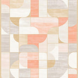 Ultra Soft Area Rug, Non Slip, Stain Resistant, Washable Area Rugs for Living Room, Bedroom, Modern Boho Kids Area with Playful Geometric Puzzle Motifs(Beige)