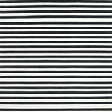 Ultra Soft Area Rug, Non Slip, Stain Resistant, Washable Area Rugs for Living Room, Bedroom, Minimalist Dual-Tone Horizontal Banded Contemporary Decorative Carpet(Black)