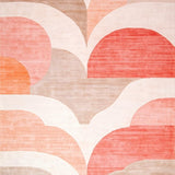 Sophisticated Pastel Circular Design(Red)