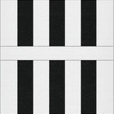 Ultra Soft Area Rug, Non Slip, Stain Resistant, Washable Area Rugs for Living Room, Bedroom, Classic Monochrome Striped Decor Rug with Contemporary Linear Design(Black)