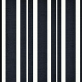 Ultra Soft Area Rug, Non Slip, Stain Resistant, Washable Area Rugs for Living Room, Bedroom, Contrasting stripe accent piece(Black)