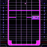 Ultra Soft Area Rug, Non Slip, Stain Resistant, Washable Area Rugs for Living Room, Bedroom, Retro Gaming-Inspired Color Burst(Purple)