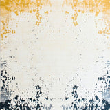 Ultra Soft Area Rug, Non Slip, Stain Resistant, Washable Area Rugs for Living Room, Bedroom, Dreamy Tie Dye Artistic Splatter Design for Playful Ambiance(Yellow)