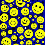 Ultra Soft Area Rug, Non Slip, Stain Resistant, Washable Area Rugs for Living Room, Bedroom, Whimsical Retro Smile Decor(Yellow)