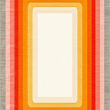 Ultra Soft Area Rug, Non Slip, Stain Resistant, Washable Area Rugs for Living Room, Bedroom, Soft Rainbow Tiled Aesthetic(Orange)